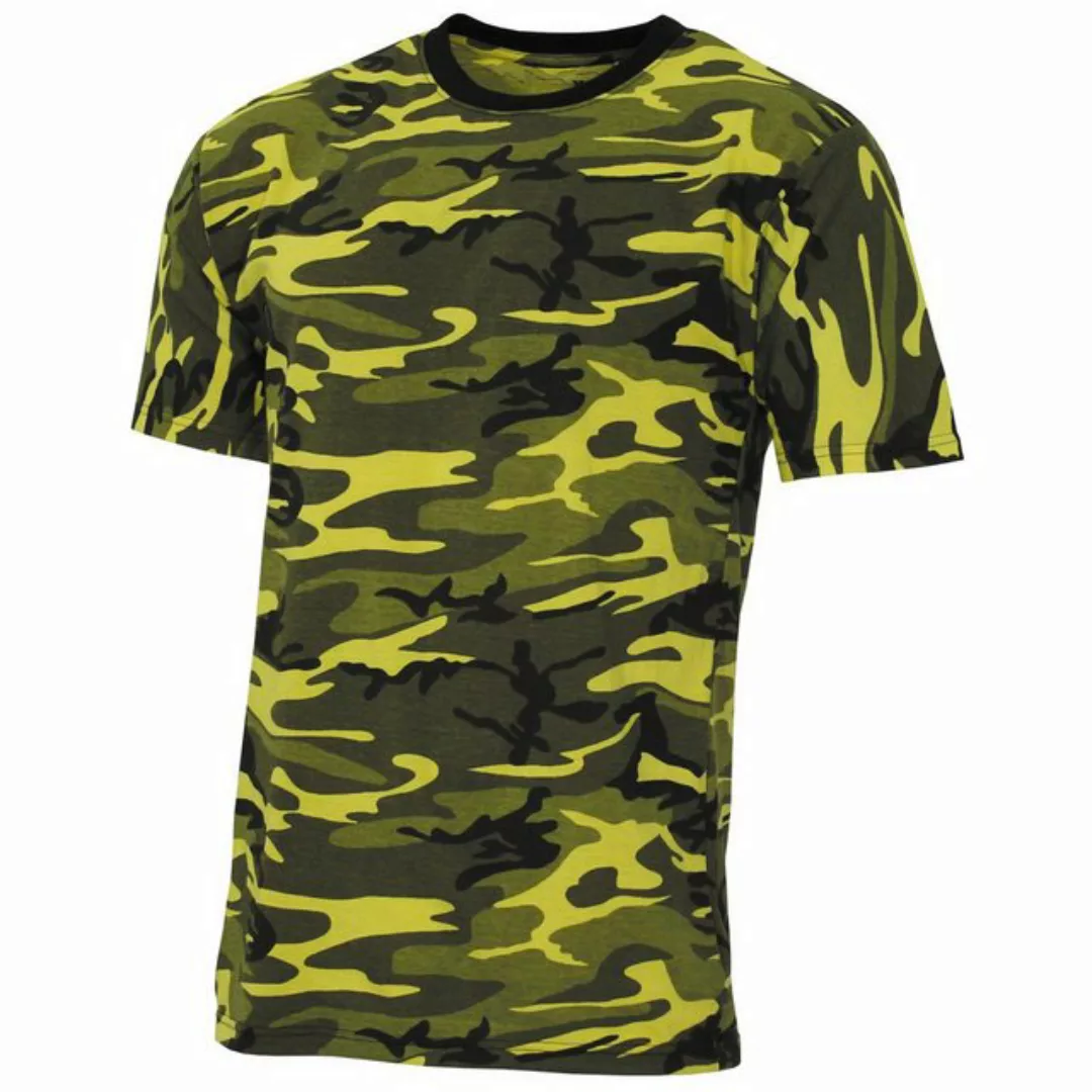 MFH T-Shirt Outdoor T-Shirt, "Streetstyle", gelb-camo, 140-145 g/m² L günstig online kaufen