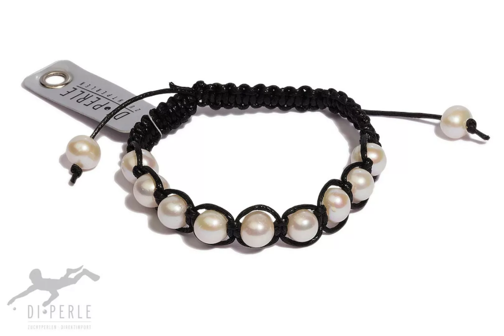 DI PERLE Perlenarmband "Damen Perlenschmuck Süsswasser Perlen Armband", Dam günstig online kaufen