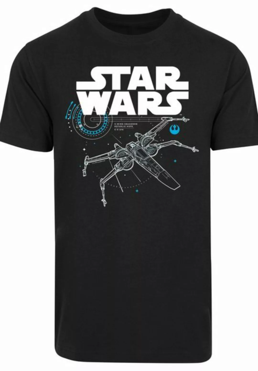 F4NT4STIC Kurzarmshirt Herren Star-Wars-The-Last-Jedi-X-Wing with T-Shirt R günstig online kaufen