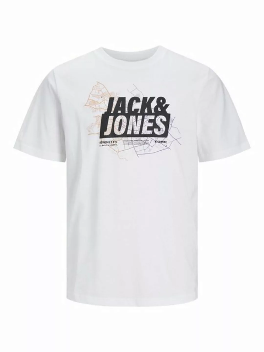 Jack & Jones Herren Rundhals T-Shirt JCOMAP LOGO - Regular Fit günstig online kaufen