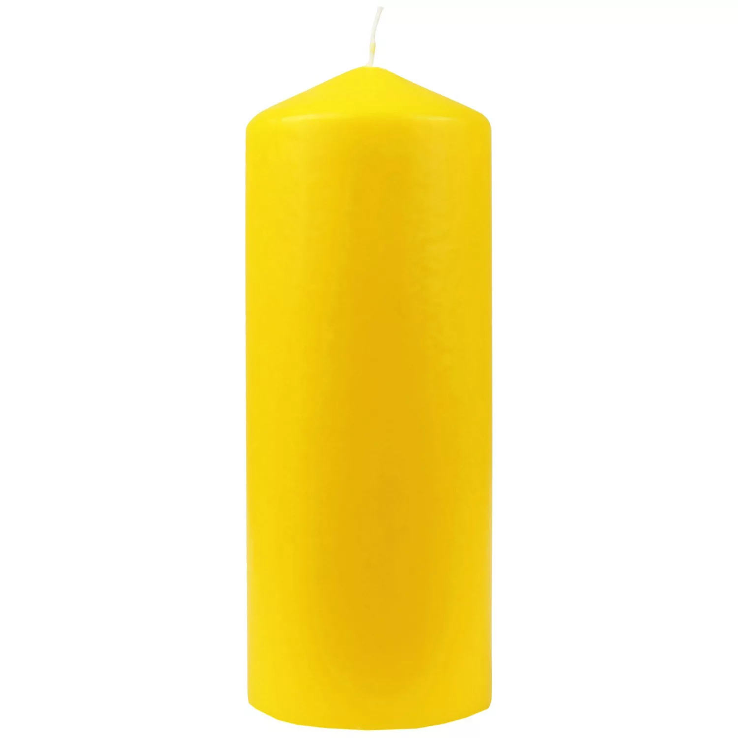 HS Candle Stumpenkerzen Ø6cm Gelb günstig online kaufen