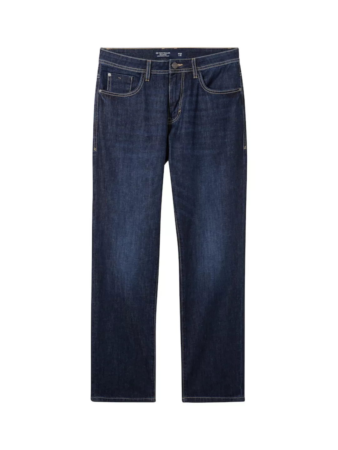 TOM TAILOR Regular-fit-Jeans JOSH mit Marken-Badge auf der Rückseite günstig online kaufen
