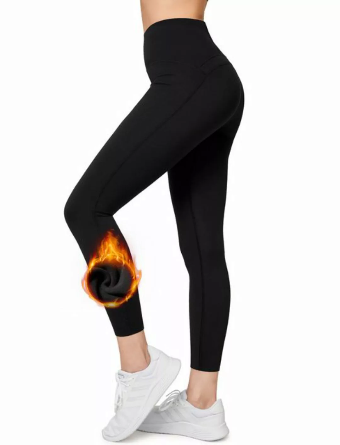 Yvette Thermoleggings Winter gefüttert verdickt Leggins warm Hose für -5°C- günstig online kaufen