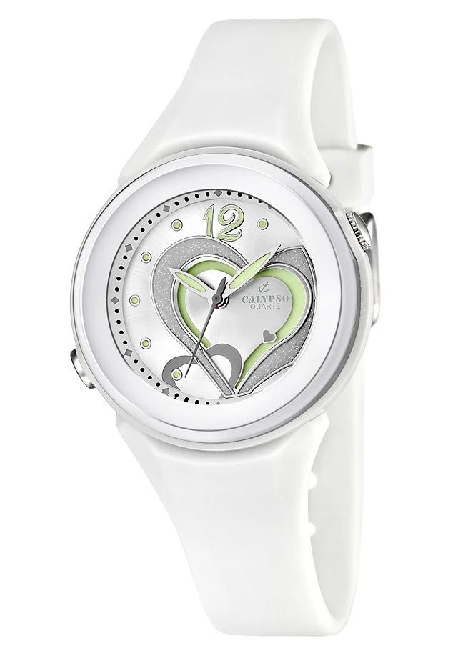 CALYPSO WATCHES Quarzuhr »K5576/1«, Armbanduhr, Damenuhr, mit Herzmotiv, bi günstig online kaufen