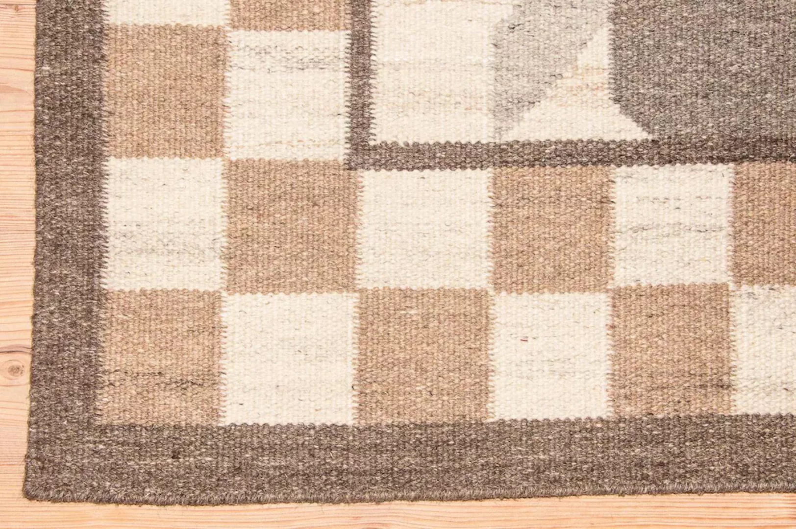 morgenland Wollteppich »Kelim Teppich handgewebt beige«, rechteckig, 6 mm H günstig online kaufen