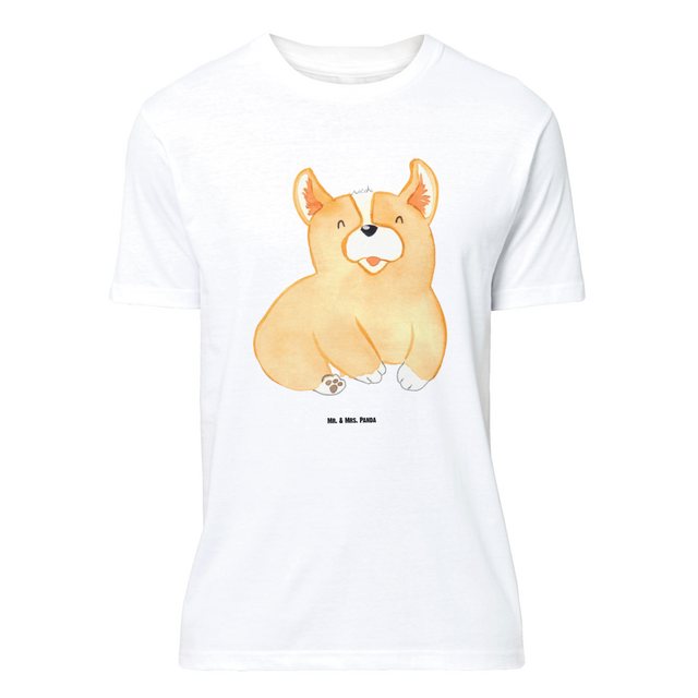 Mr. & Mrs. Panda T-Shirt Corgie - Weiß - Geschenk, Hund, Spruch, Junggesell günstig online kaufen