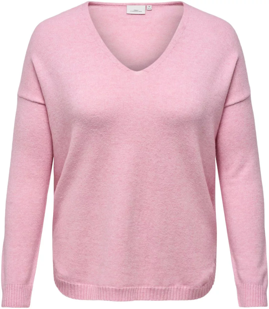 ONLY CARMAKOMA V-Ausschnitt-Pullover CARMARGARETA LS PULLOVER KNT NOOS günstig online kaufen