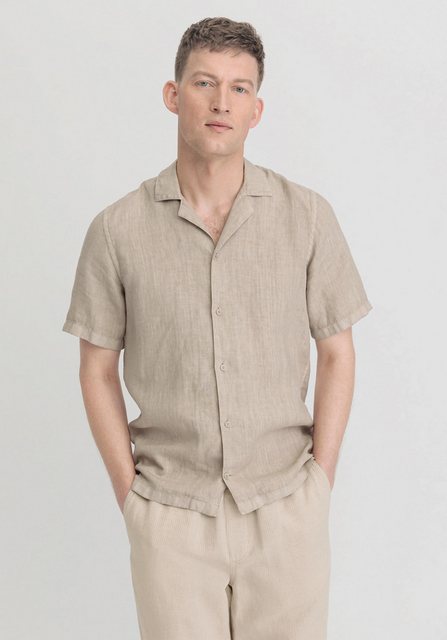 Hessnatur Outdoorhemd Relaxed aus reinem Leinen (1-tlg) günstig online kaufen