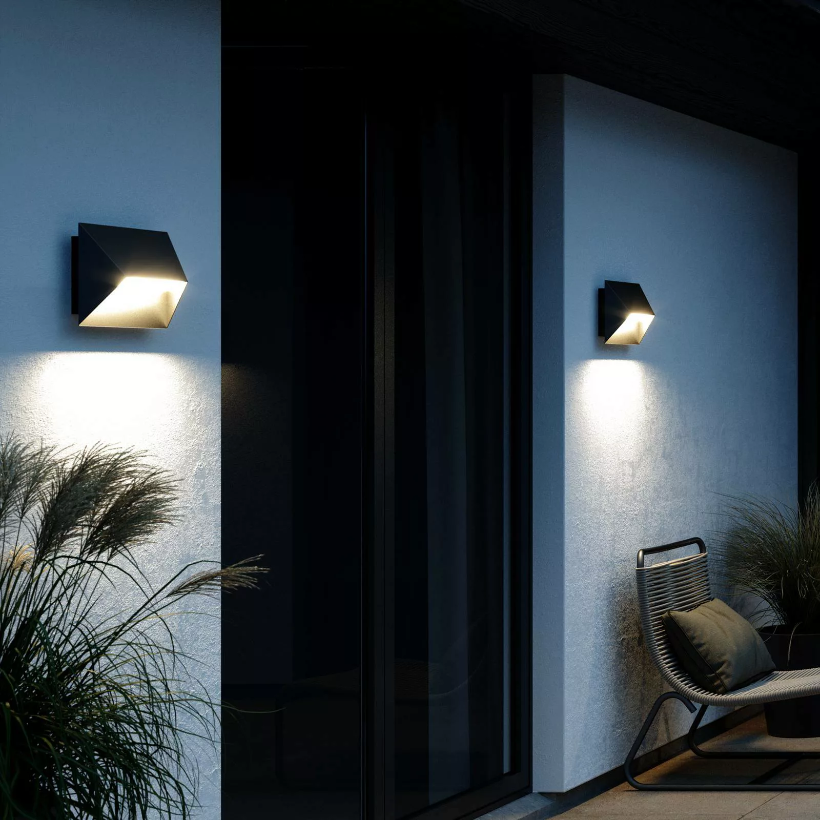 Nordlux Außen-Wandleuchte "Pontio", Architekturdesign, austauschbare Glühbi günstig online kaufen
