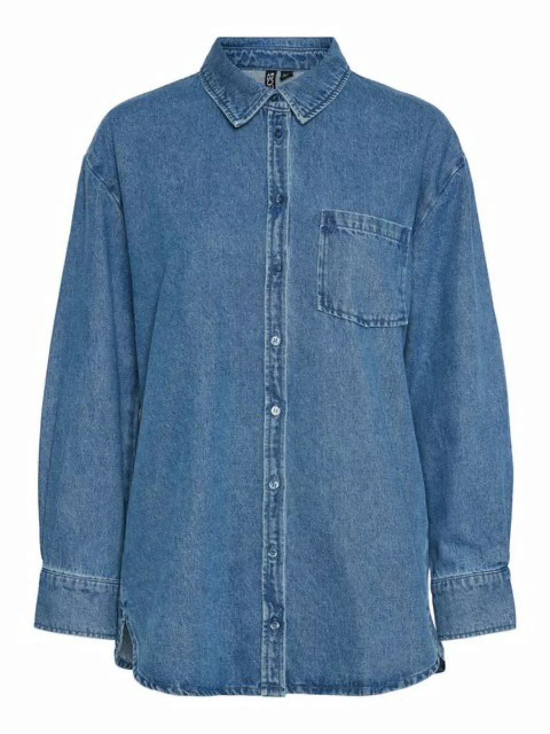 ONLY & SONS Jeansbluse - lässiges Jeanshemd - Overshirt - PCMAISIE LS DENIM günstig online kaufen