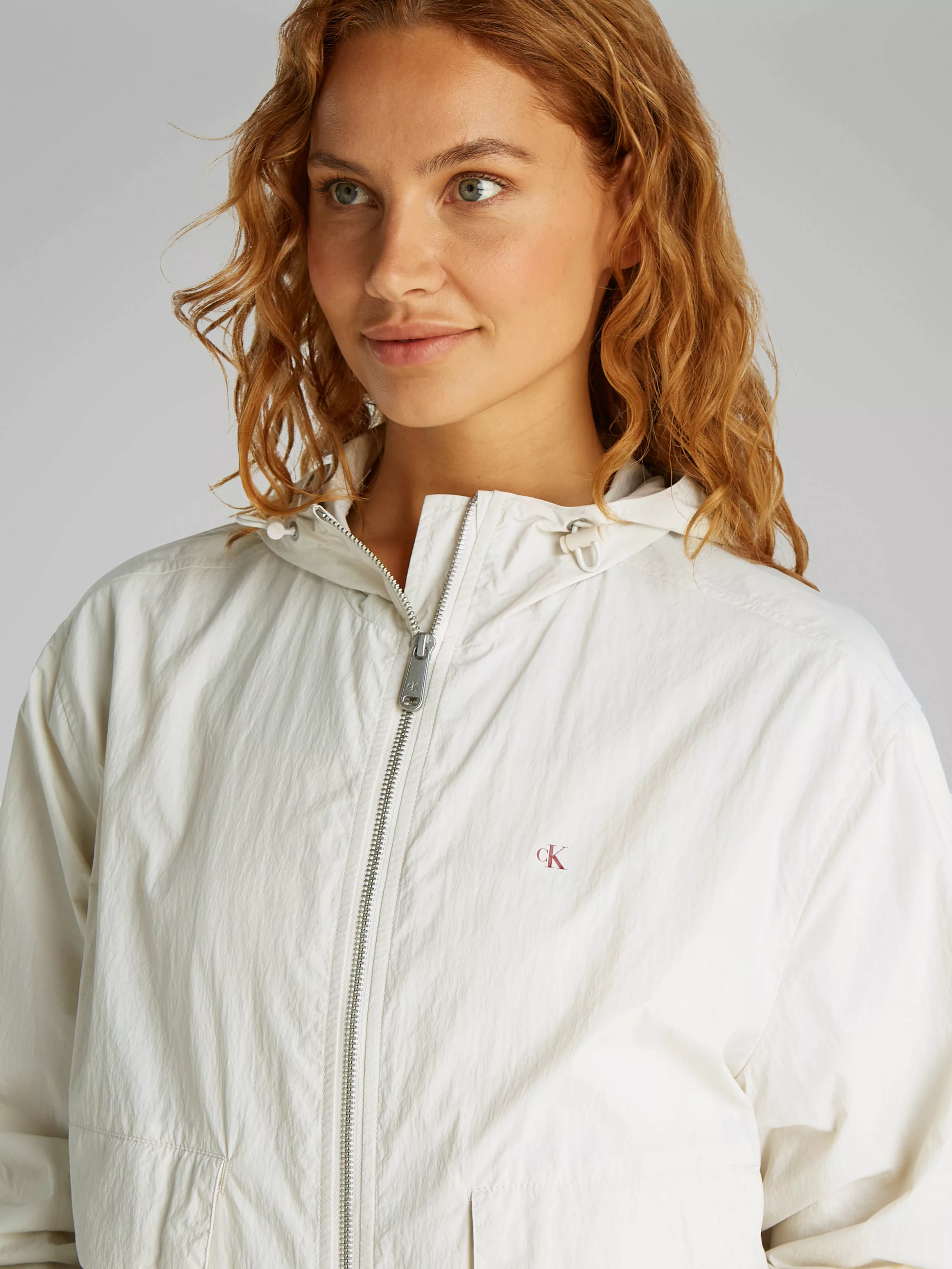 Calvin Klein Jeans Windbreaker "COTTON NYLON WINDBREAKER JACKET", mit Kapuz günstig online kaufen