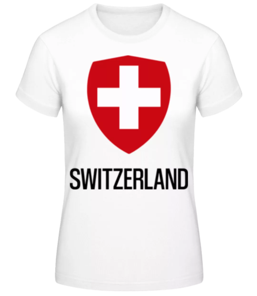 Switzerland · Frauen Basic T-Shirt günstig online kaufen