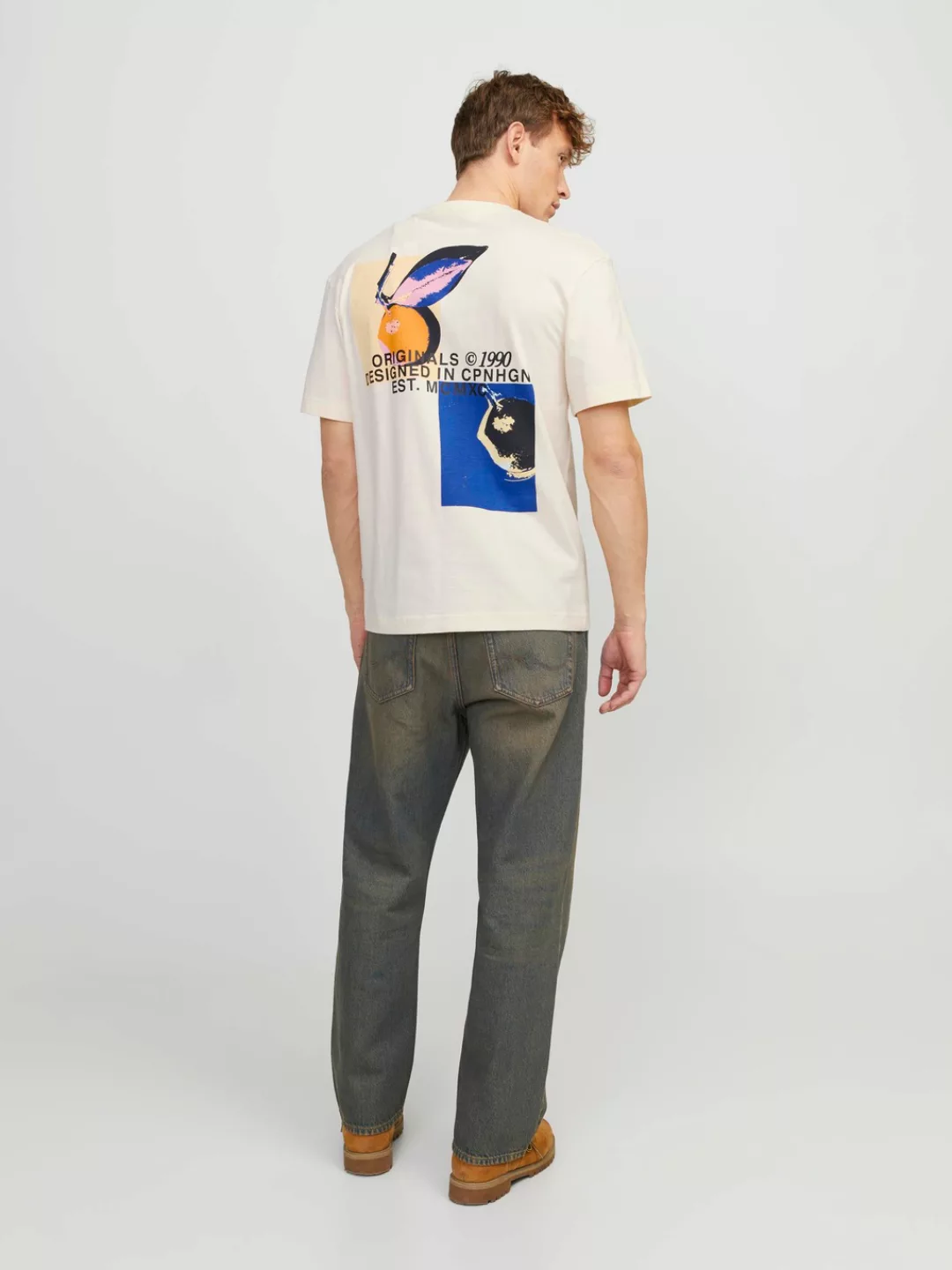 Jack & Jones T-Shirt "JORTAMPA BACK TEE SS CREW NECK SN" günstig online kaufen