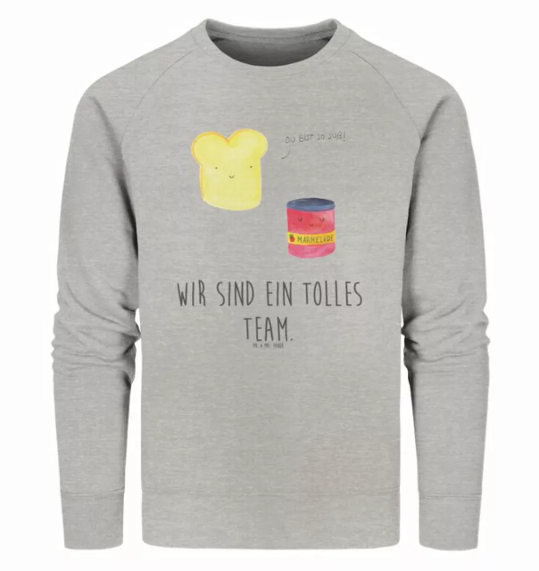 Mr. & Mrs. Panda Longpullover Größe L Toast Marmelade - Heather Grey - Gesc günstig online kaufen