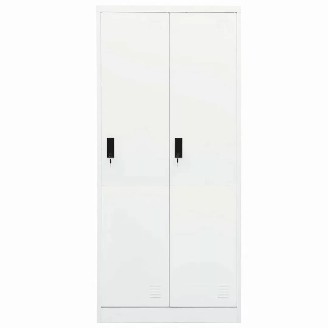 Kleiderschrank Weiß 80x50x180 Cm Stahl günstig online kaufen