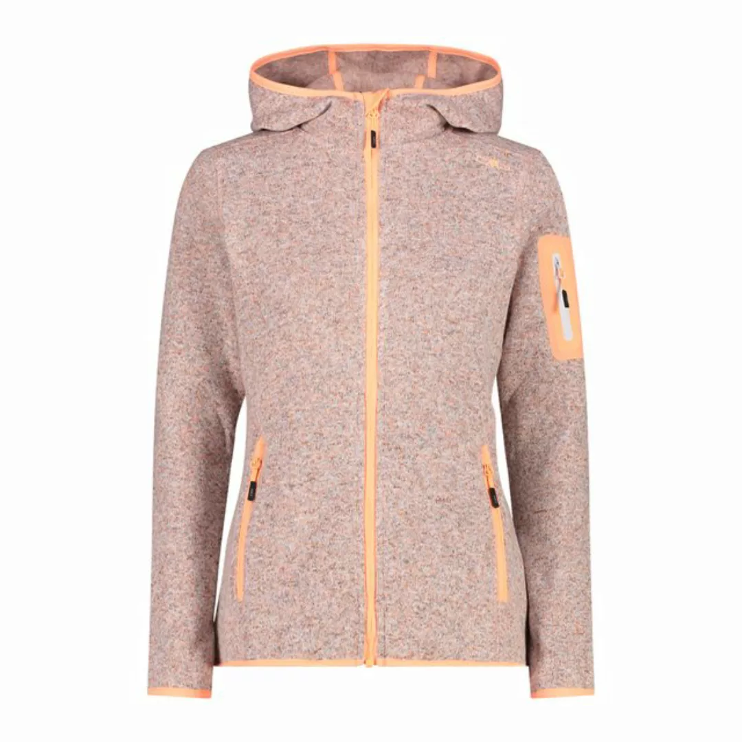 CMP Strickfleecejacke KNITTED MELANGE HOODY WOMAN HOODY (1-St) Wärmend und günstig online kaufen