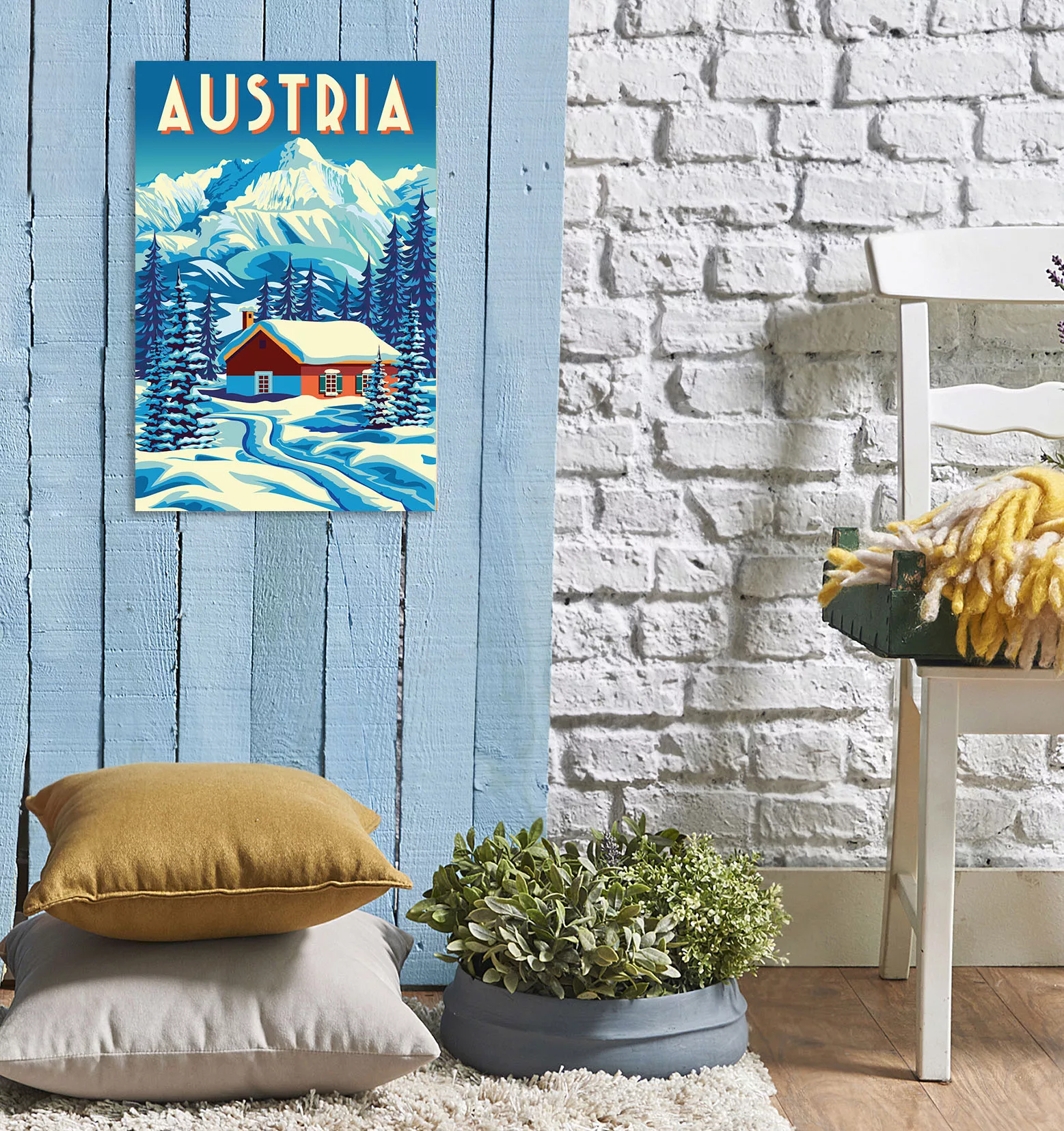 queence Metallbild »Austria«, (1 St.), Stahlschilder günstig online kaufen