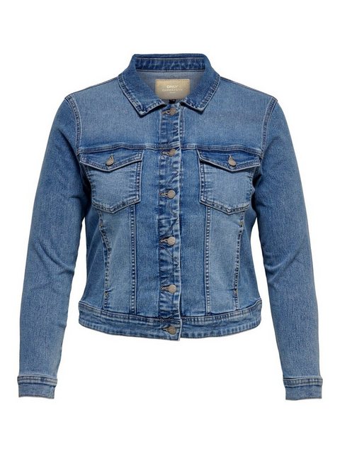 Carmakoma by Only Damen Jeans Jacke CARWESPA - Plus Size Blau - Light Blue günstig online kaufen