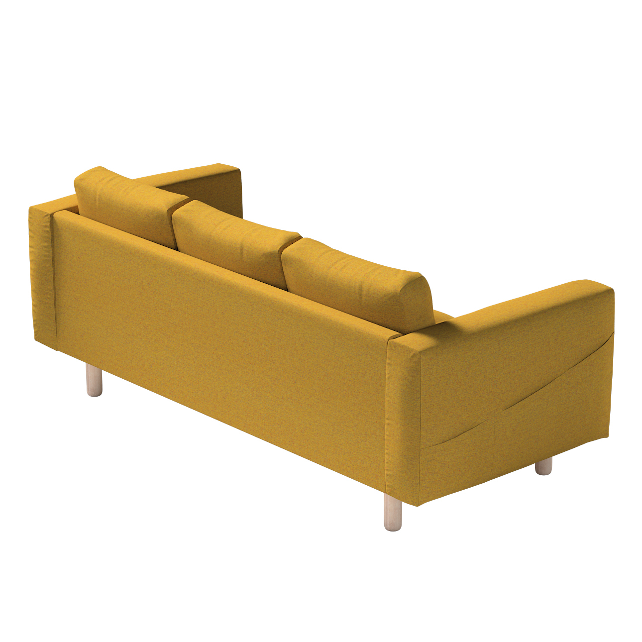 Bezug für Norsborg 3-Sitzer Sofa, gelb, Norsborg 3-Sitzer Sofabezug, Madrid günstig online kaufen
