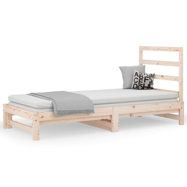 vidaXL Gästebett Gästebett Tagesbett Ausziehbar 2x90x200 cm Massivholz Kief günstig online kaufen