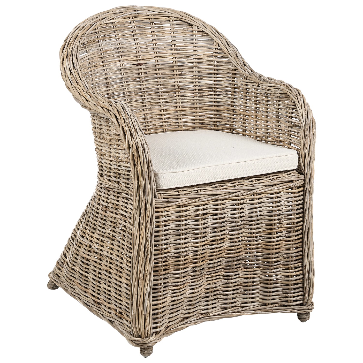 Beliani Sessel Beige Naturfarben 68x56x87 günstig online kaufen