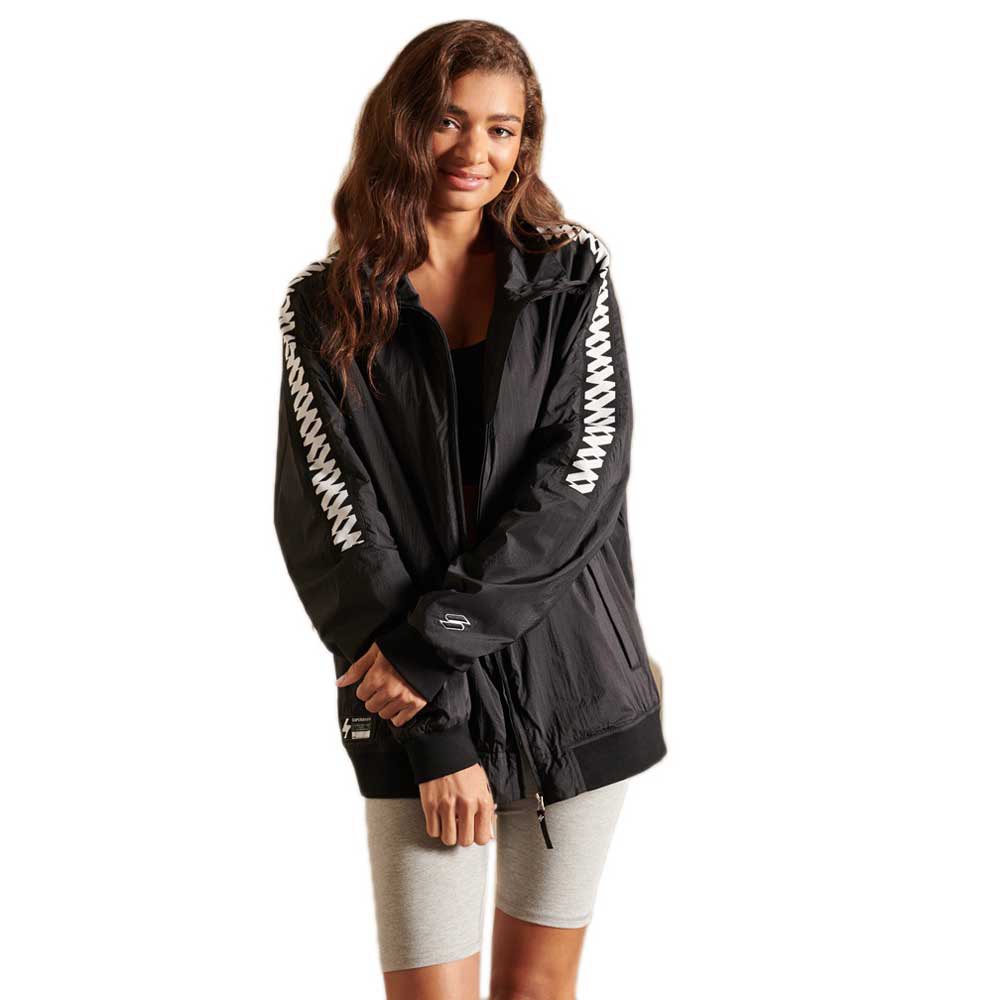 Superdry Code Oversized Track Jacke M Black günstig online kaufen