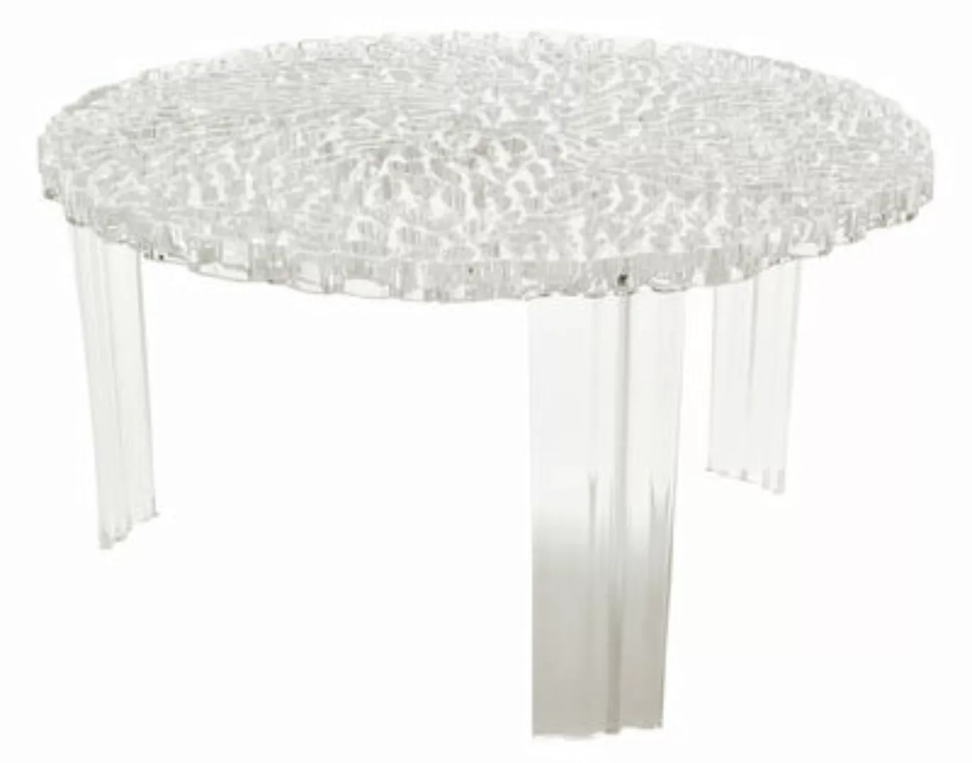 Couchtisch T-Table Basso plastikmaterial transparent - Kartell - Transparen günstig online kaufen