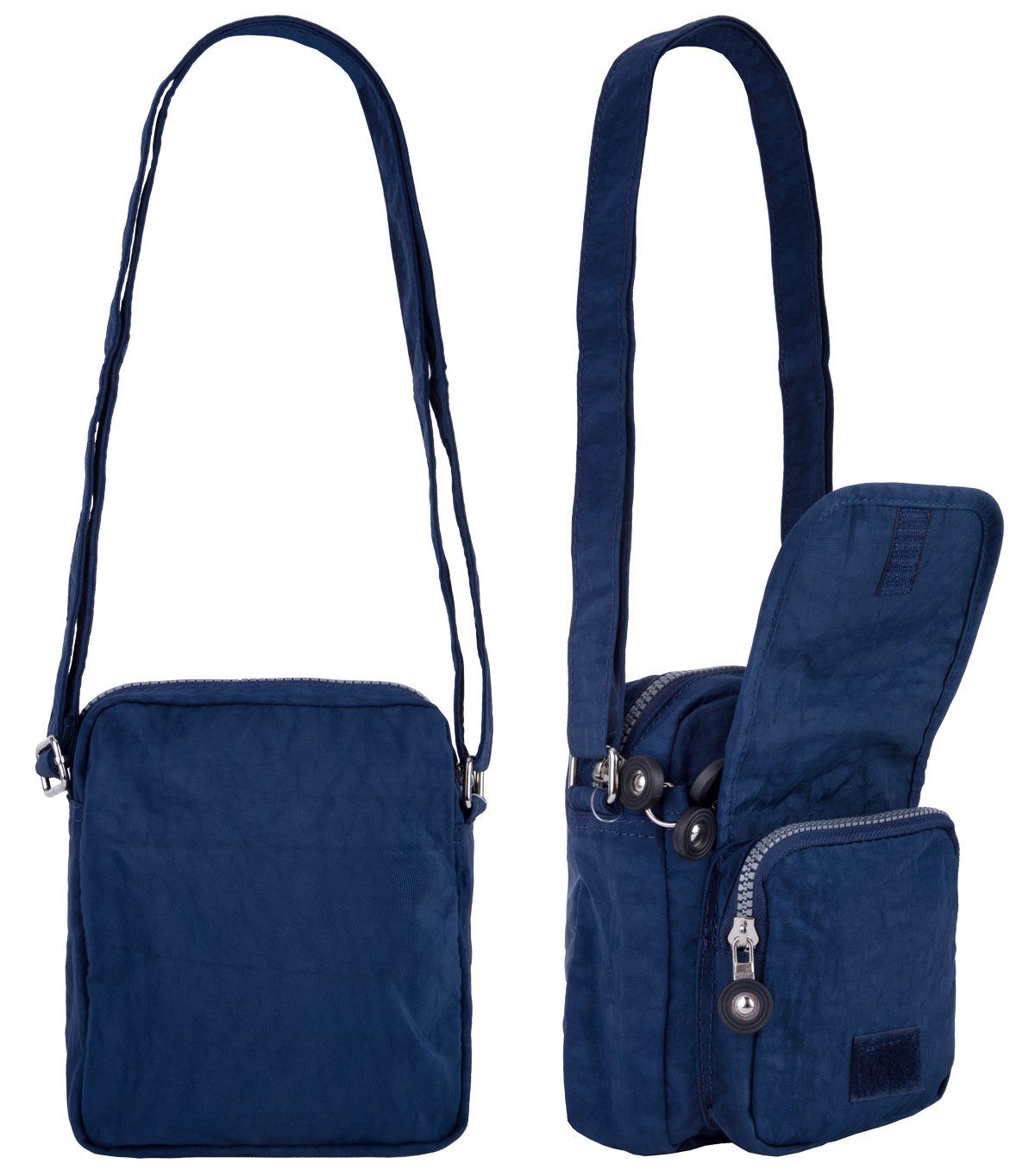 compagno Henkeltasche, Kleine sportive Umhänge-Tasche 4-Fächer günstig online kaufen