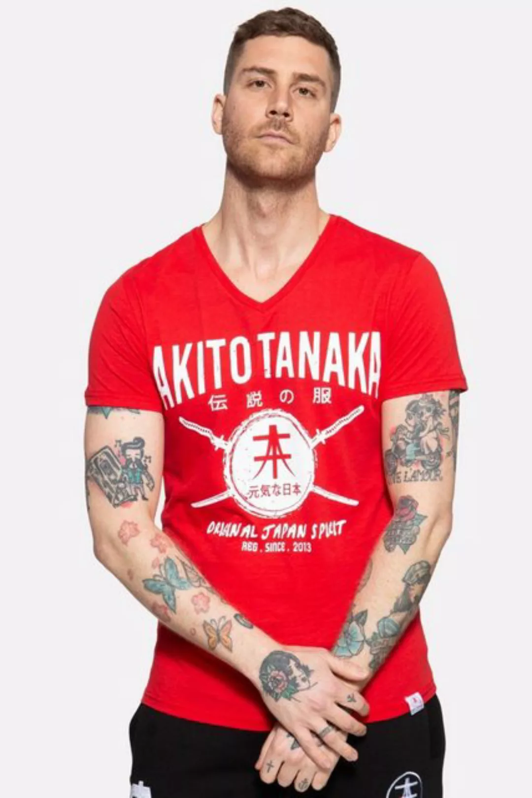 Akito Tanaka T-Shirt Sword Area mit Frontprint günstig online kaufen