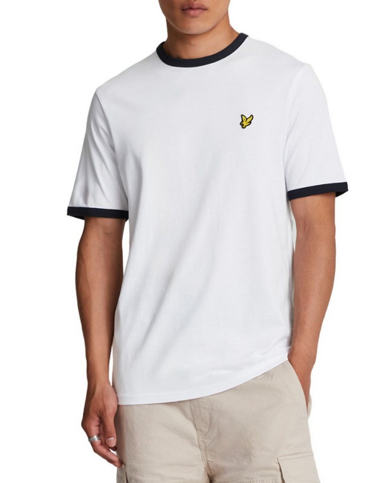 Lyle & Scott T-Shirt Mit Kontrastierender Zierleiste günstig online kaufen