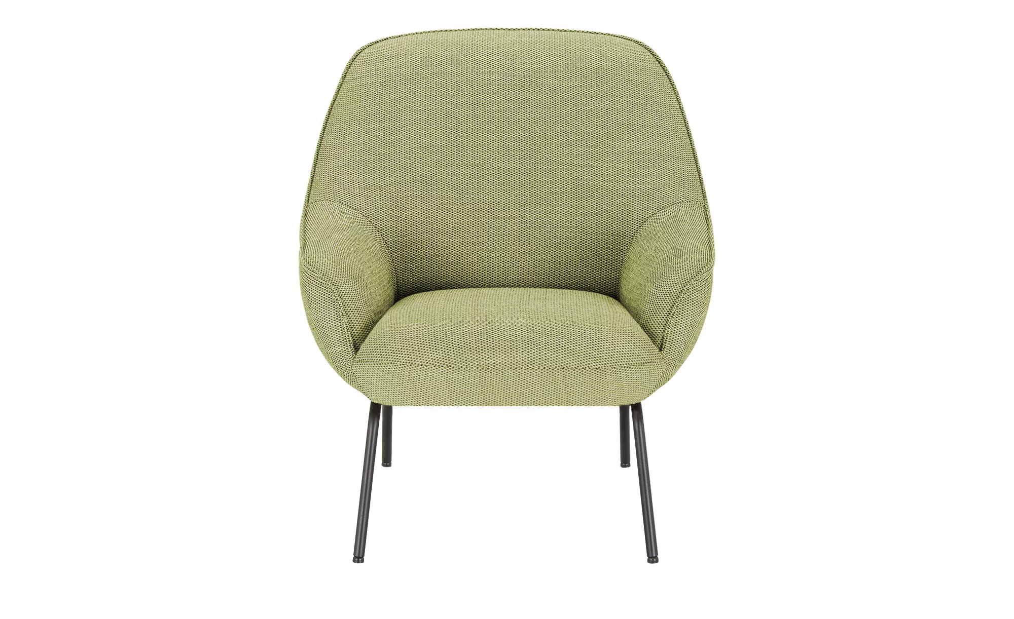 hülsta Sofa Sessel aus Flachgewebe HS 482 ¦ grün ¦ Maße (cm): B: 76 H: 83 T günstig online kaufen