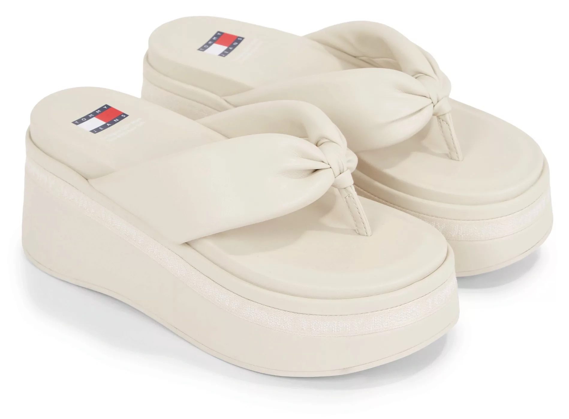 Tommy Jeans Dianette "TJW WEDGE SANDAL", Keilabsatz, Sommerschuh, Zehentren günstig online kaufen