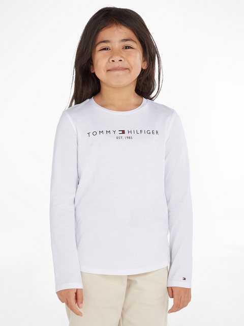Tommy Hilfiger Langarmshirt ESSENTIAL TEE L/S mit Tommy Hilfiger Logoschrif günstig online kaufen