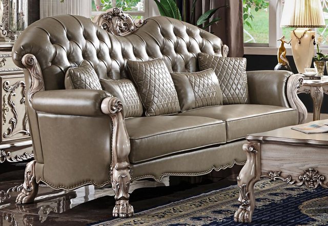 Xlmoebel Sofa Modernes Chesterfield Sofa 3-Sitzer Polster Möbel für Zimmer, günstig online kaufen