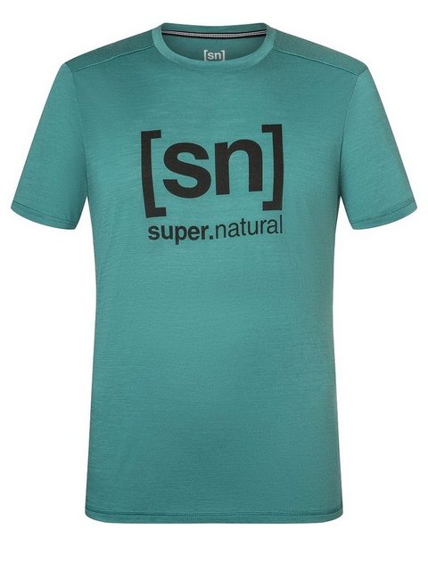 SUPER.NATURAL T-Shirt Merino T-Shirt M LOGO TEE feinster Merino-Materialmix günstig online kaufen