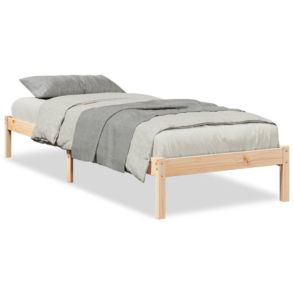 vidaXL Bett, Massivholzbett Extra Lang ohne günstig online kaufen