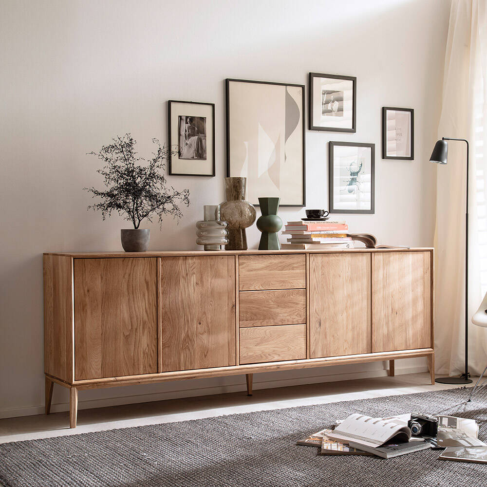 Sideboard Eiche massiv geölt CUNEO-137 günstig online kaufen