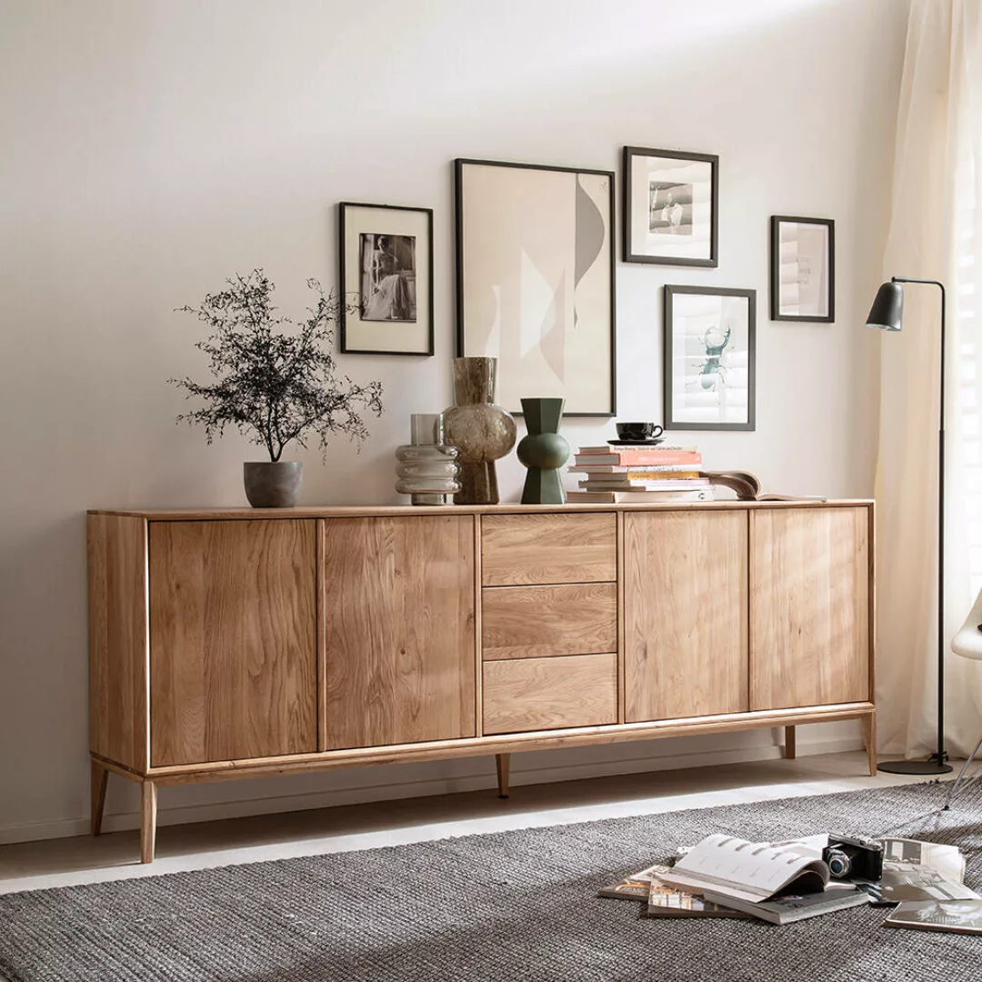 Sideboard Eiche massiv geölt CUNEO-137 günstig online kaufen