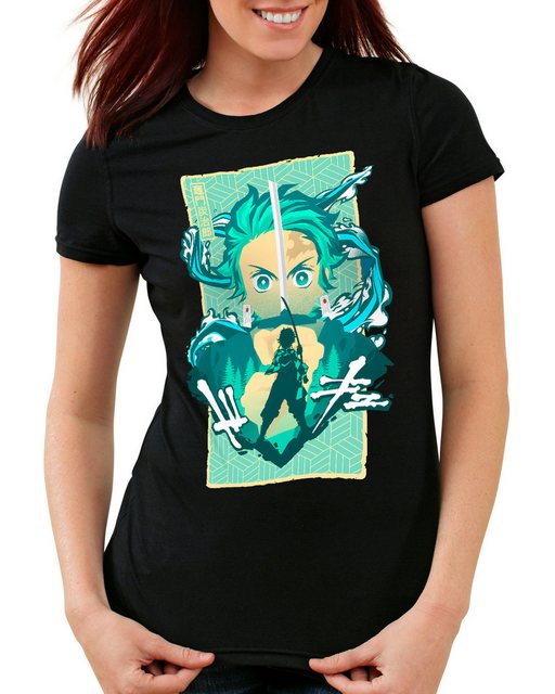 style3 T-Shirt Water Breath demon slayer anime japan manga cosplay günstig online kaufen