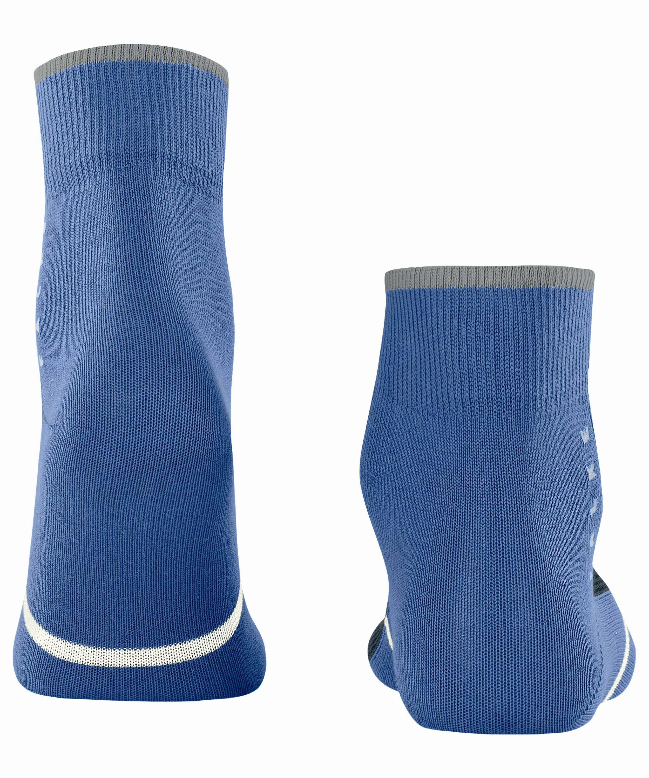 FALKE Versatile Socken, 44-45, Blau, Mehrfarbig, Baumwolle (Bio), 12486-684 günstig online kaufen