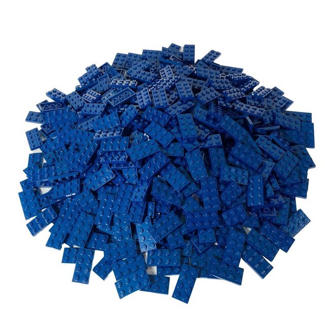 LEGO® Spielbausteine LEGO® 2x4 Platten Bauplatten Dunkelblau - 3020 NEU! Me günstig online kaufen