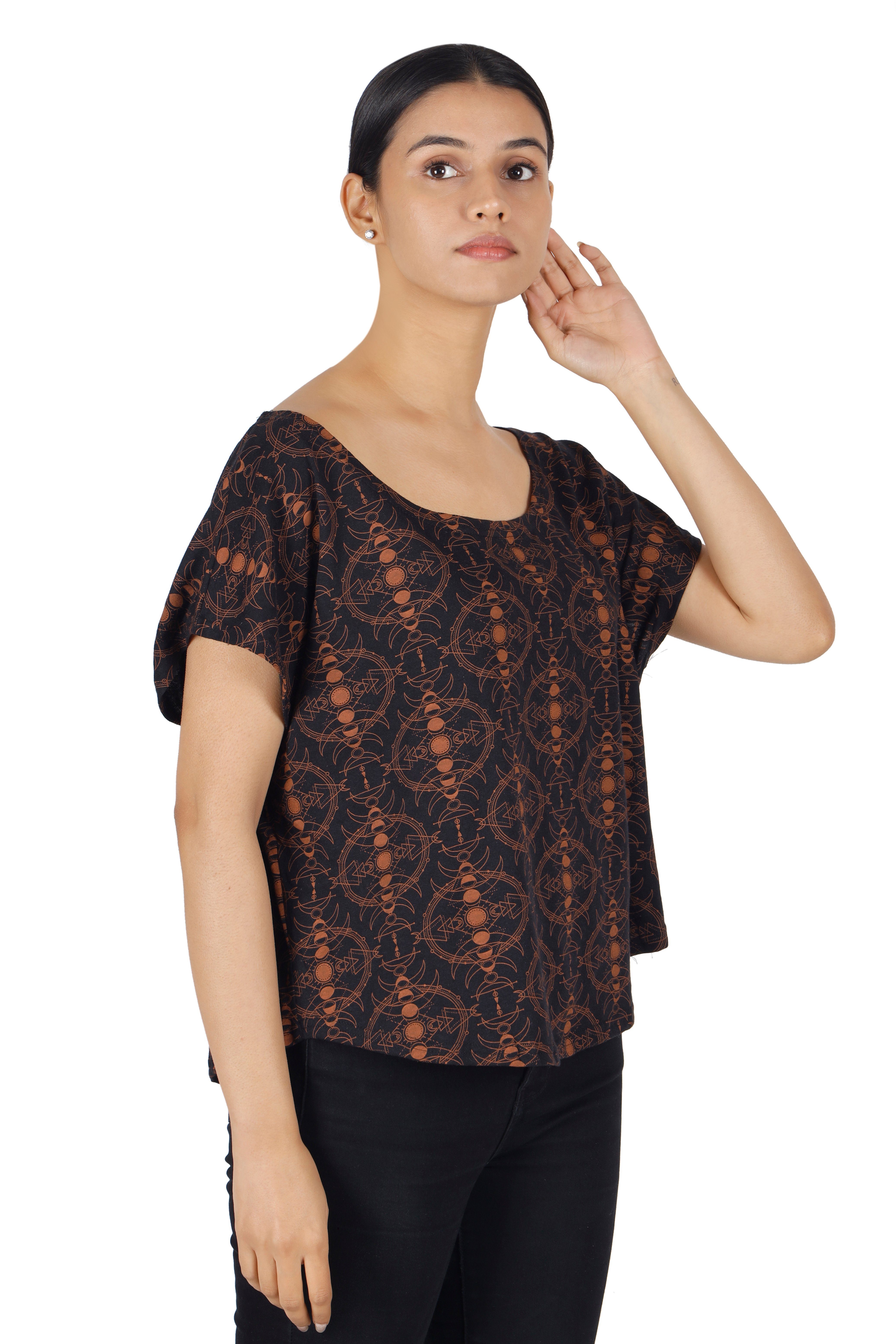 Guru-Shop T-Shirt Weites Damen T-Shirt, oversize günstig online kaufen