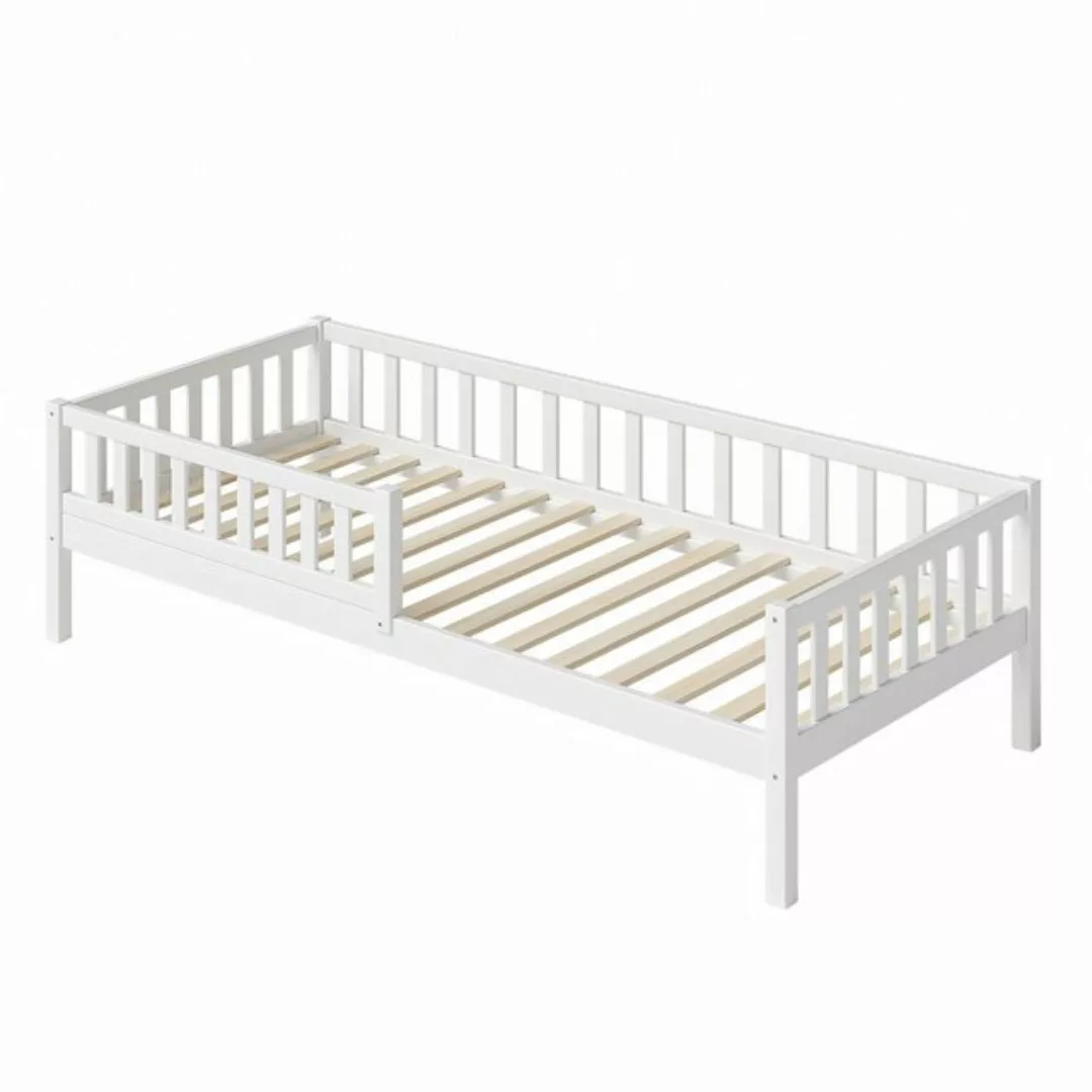 Bellabino Kinderbett Vils (Bett 90x200 cm, weiß lackiert), mit Lattenrost u günstig online kaufen