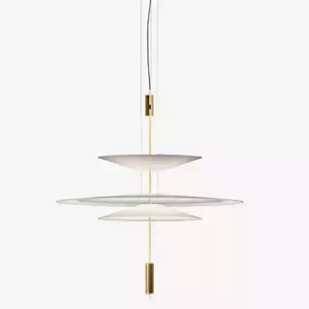 Vibia Flamingo 1530 Pendelleuchte LED, gold - 1-10 V/Push günstig online kaufen