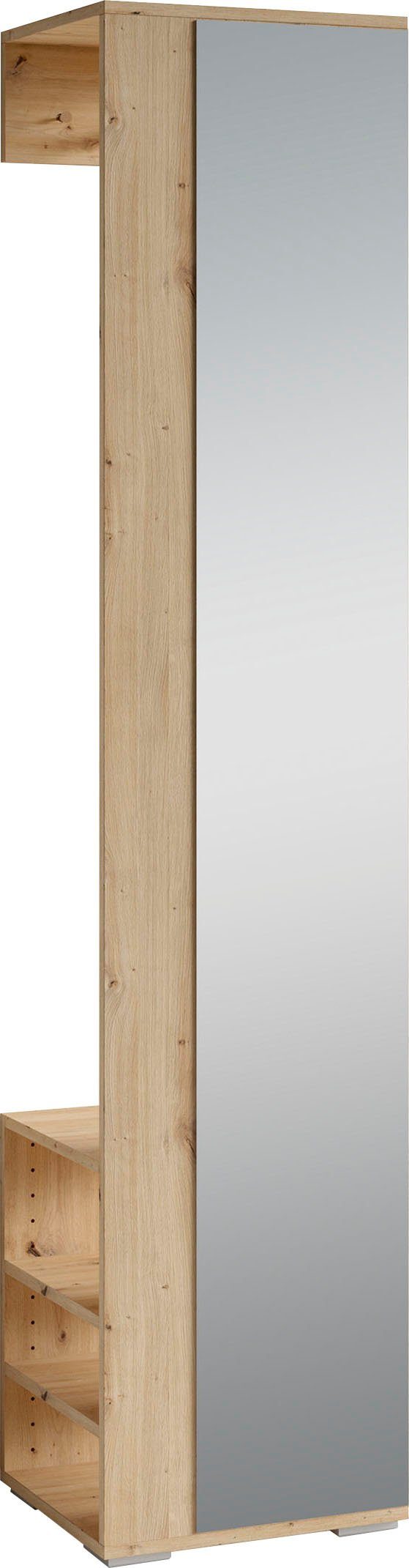 INOSIGN Garderobenpaneel "Ben", (1 St.), Breite 40 cm, mit Spiegel und Klei günstig online kaufen