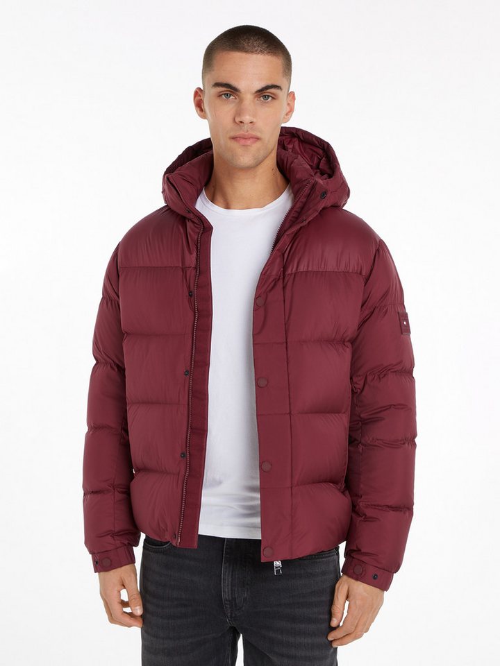 Tommy Hilfiger Steppjacke MIX DOWN HOODED PUFFER JACKET mit abnehmbarer Kap günstig online kaufen