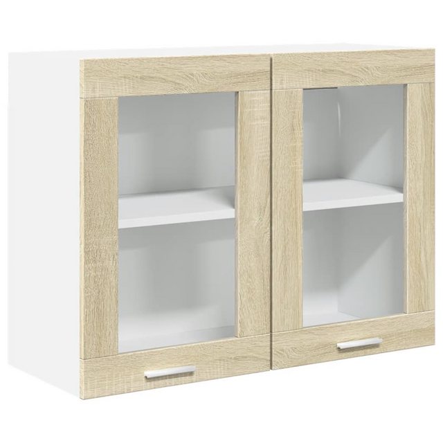 vidaXL Hängeschrank Hängeglasschrank Küchenschrank Sonoma Eiche 80x31x60 cm günstig online kaufen