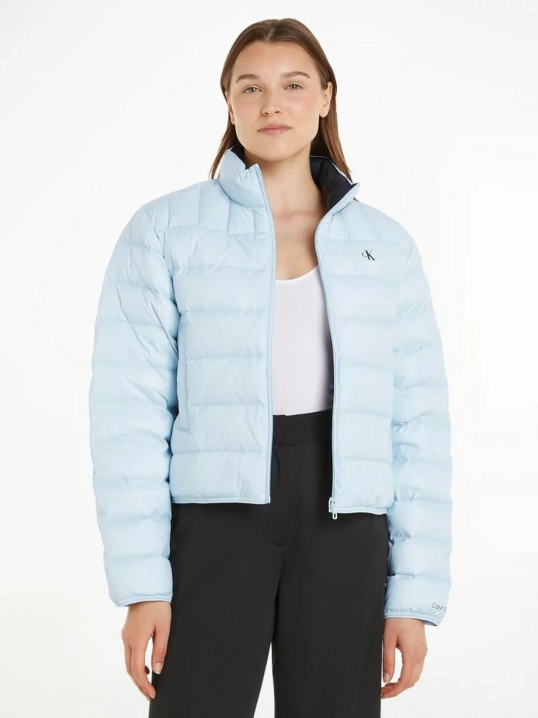 Calvin Klein Jeans Steppjacke UL SHORT PUFFER Mit Logoprägung günstig online kaufen