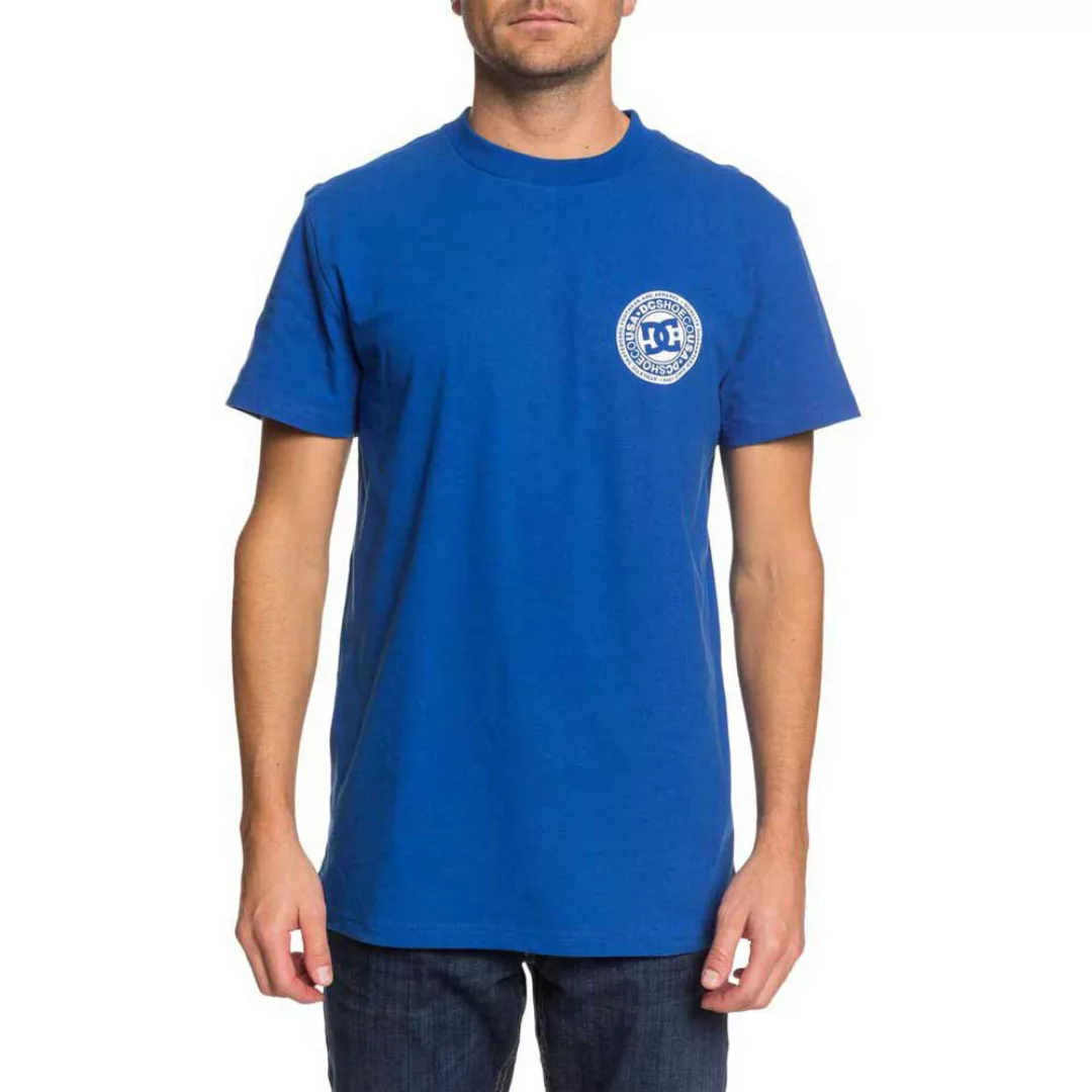 Dc Shoes Circle Star Kurzärmeliges T-shirt XS Nautical Blue / Snow White günstig online kaufen