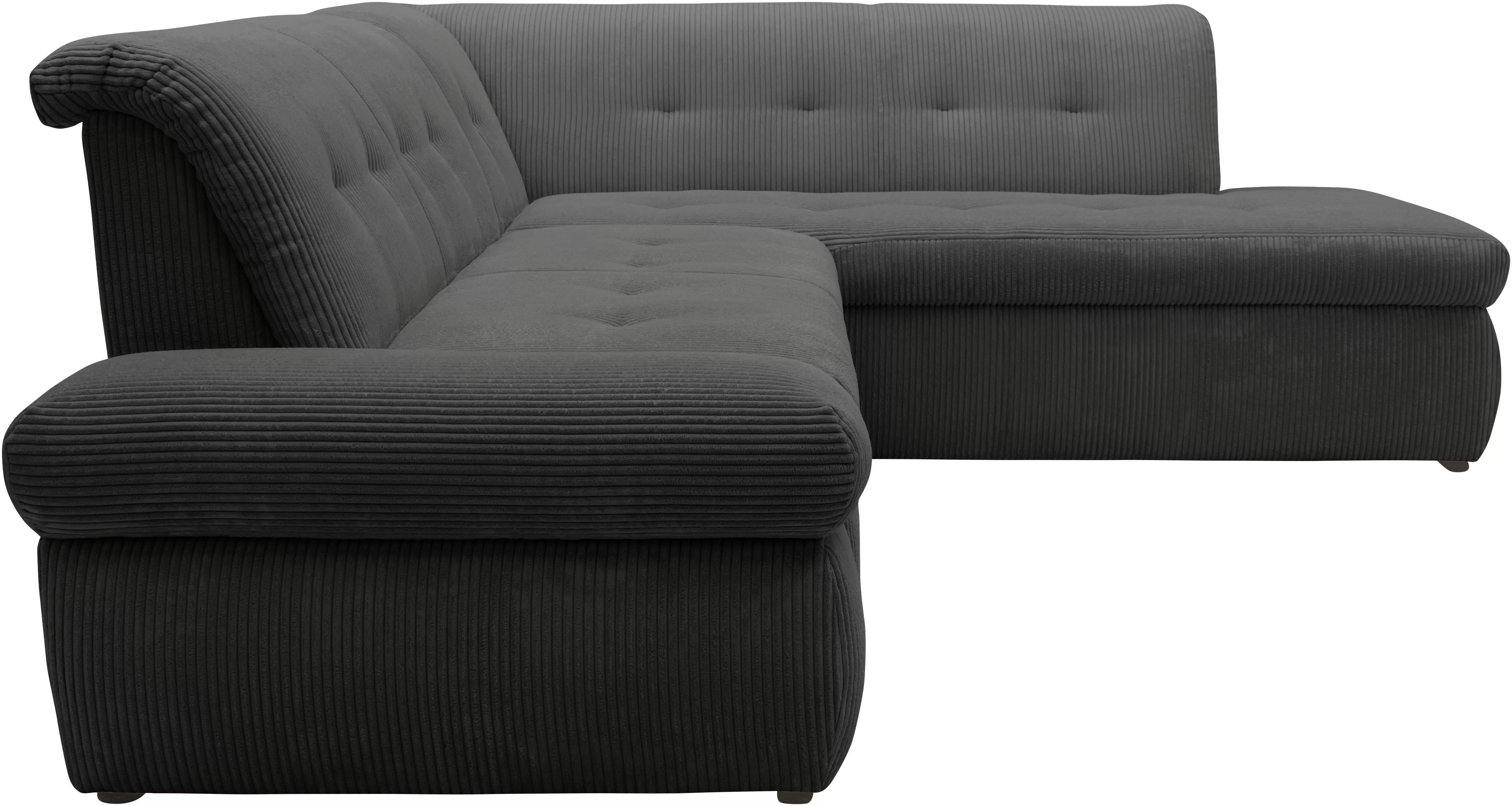DOMO collection Ecksofa »Moric L-Form«, wahlweise mit Bettfunktion und Arml günstig online kaufen